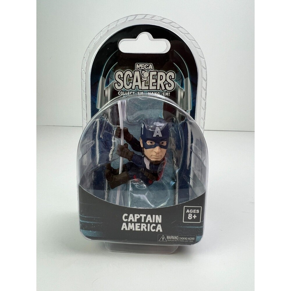 NECA Scalers Marvel Captain America 2" Mini Figure Cable Hugger 2015 NIP